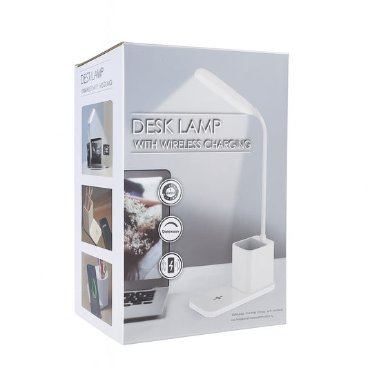 Lampara LED con cargador inalámbrico