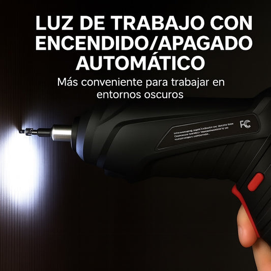 🔧 Destornillador Eléctrico con Mango Ajustable 🔧