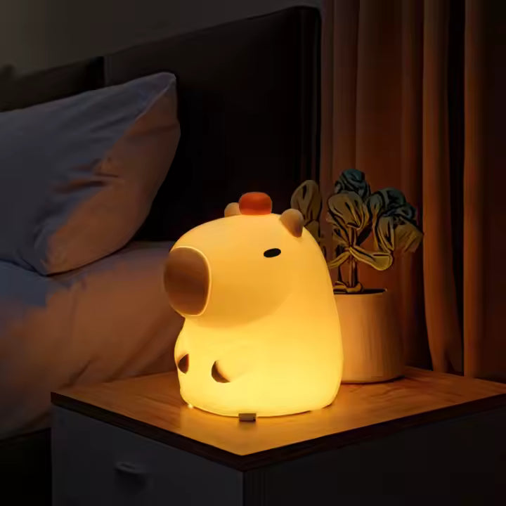Lampara capincho LED/ Luz calida con apagado automatico